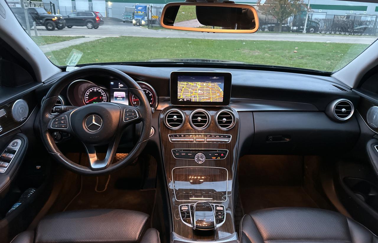 2015 Mercedes-Benz C-klasse VIN 55SWF4KB7FU036534 Copart auction photo, normal wear / minor dent/scratches damage thumbnail 9