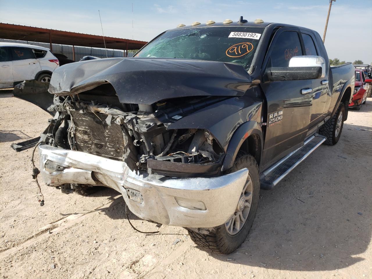 2014 RAM 2500 VIN 3C6UR5NL7EG213724 Copart auction photo, all over / biohazard/chemical damage thumbnail 2