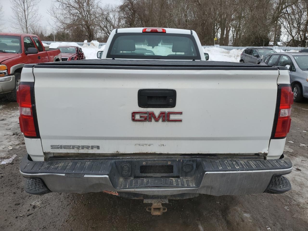 2018 GMC Sierra VIN 1GTN1LEC7JZ254373 Copart auction photo, side / rear end damage thumbnail 6