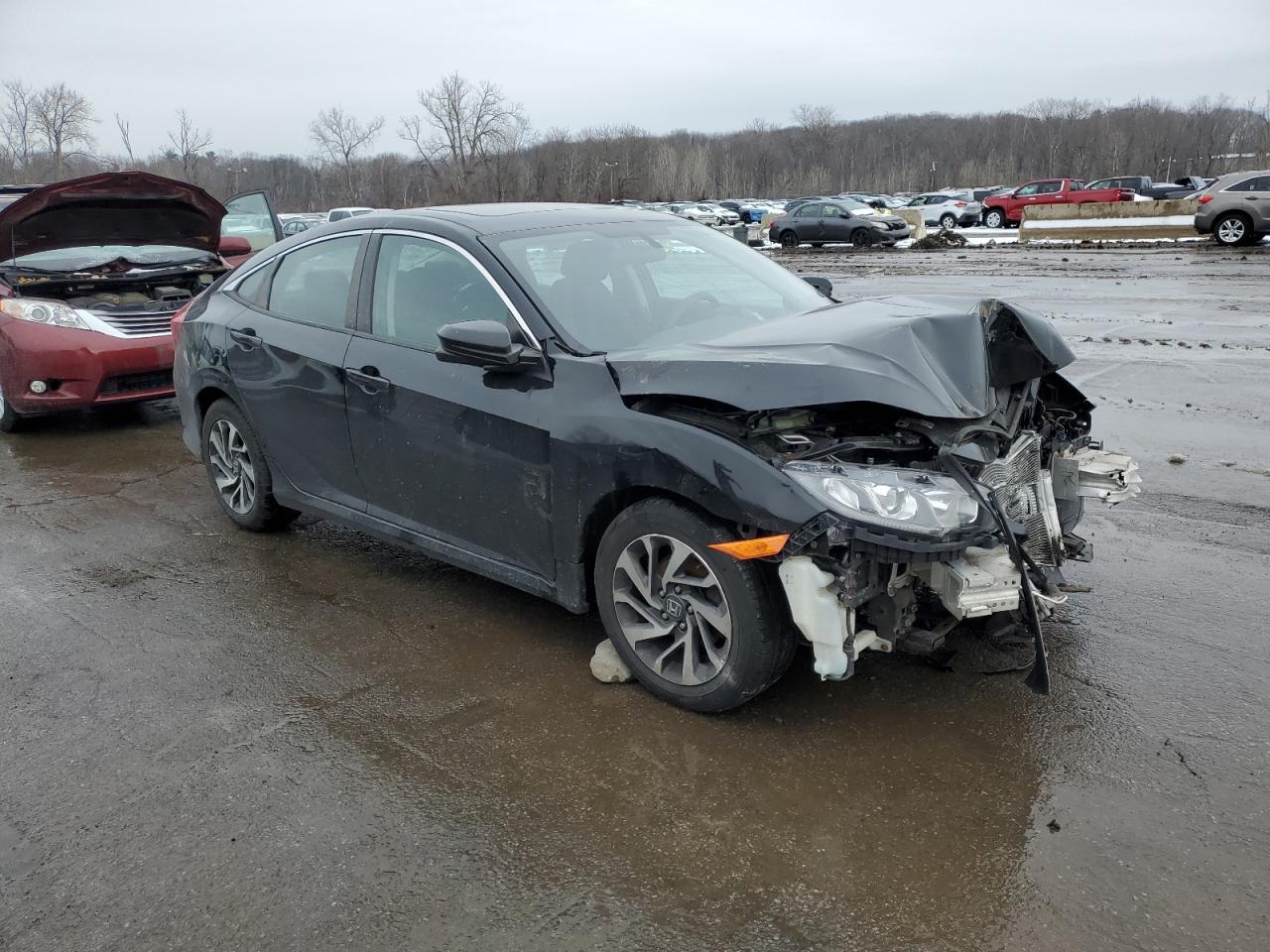 2016 Honda Civic VIN 19XFC2F79GE234446 Copart auction photo, front end / minor dent/scratches damage thumbnail 4