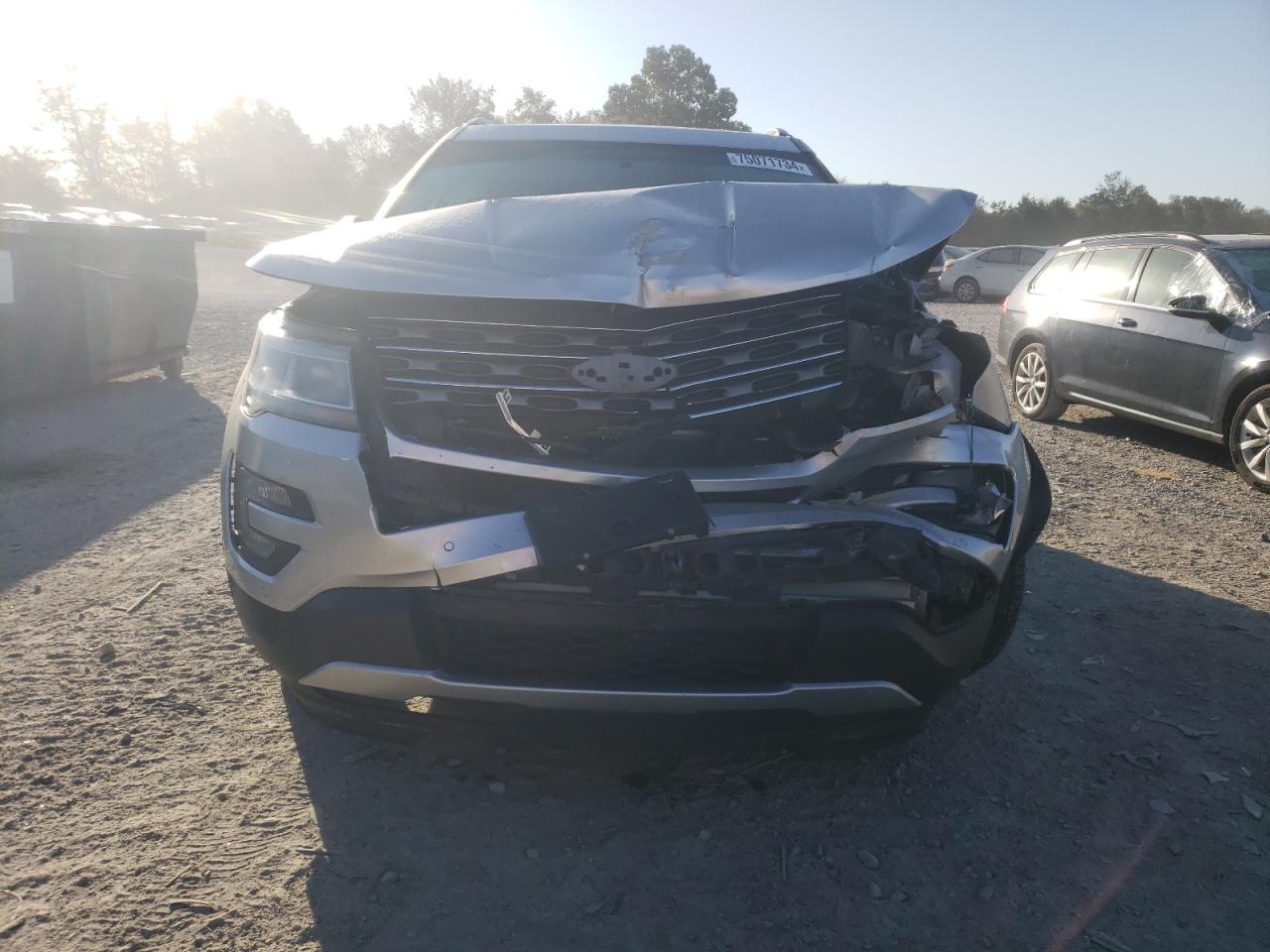 2016 Ford Explorer VIN 1FM5K7D86GGC57198 Copart auction photo, front end damage thumbnail 5