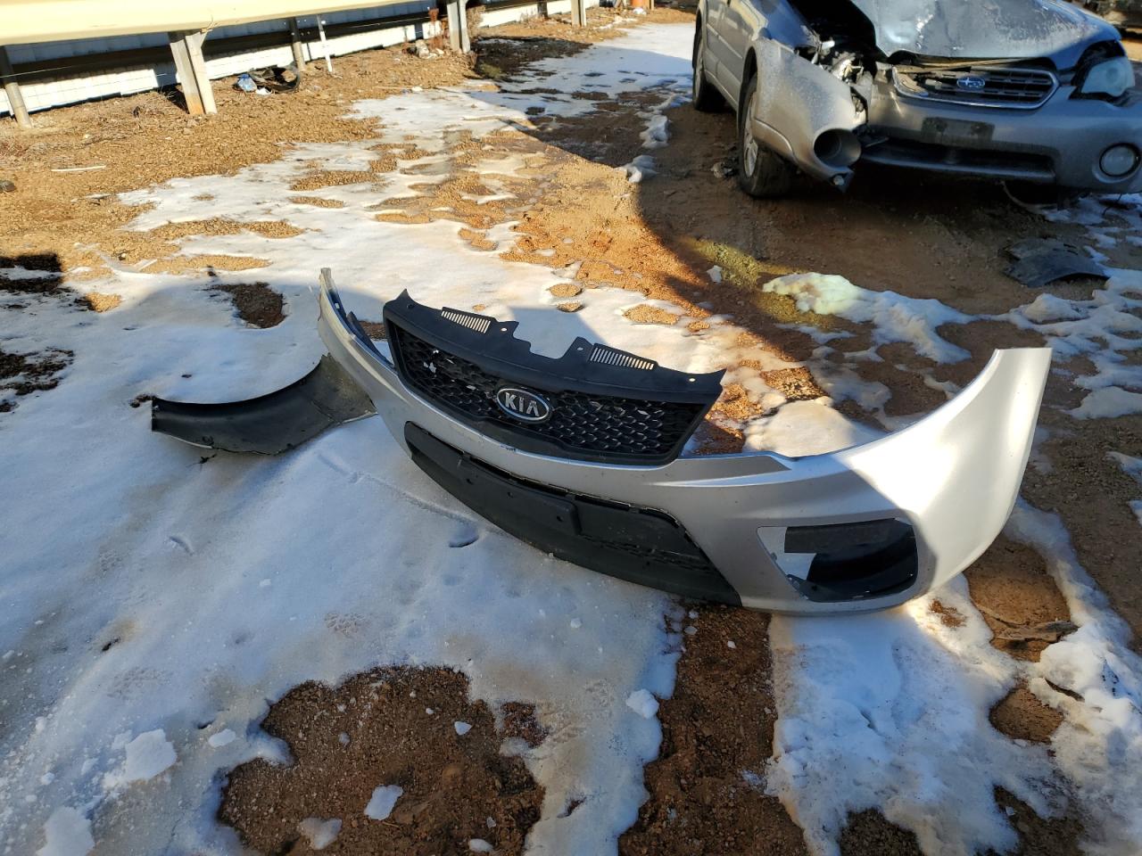 2011 KIA Forte VIN KNAFU6A23B5428424 Copart auction photo, all over / undercarriage damage thumbnail 14