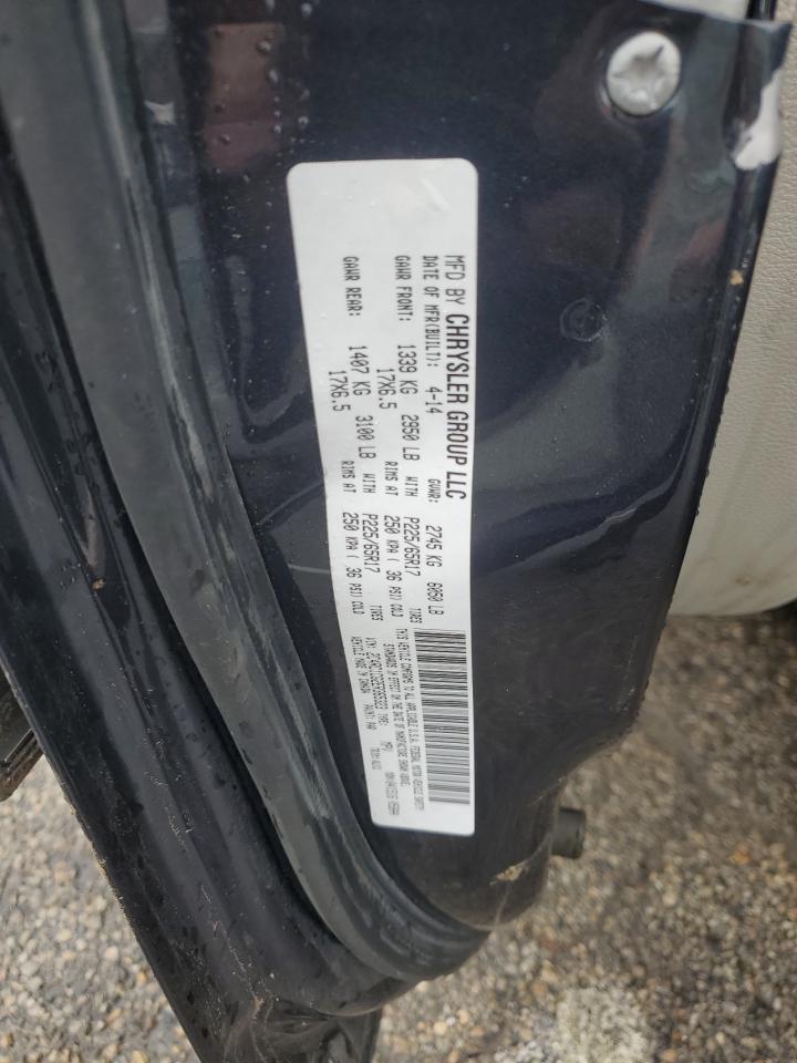2014 Chrysler Town & Country VIN 2C4RC1CG2ER365323 Copart auction photo, all over damage thumbnail 14