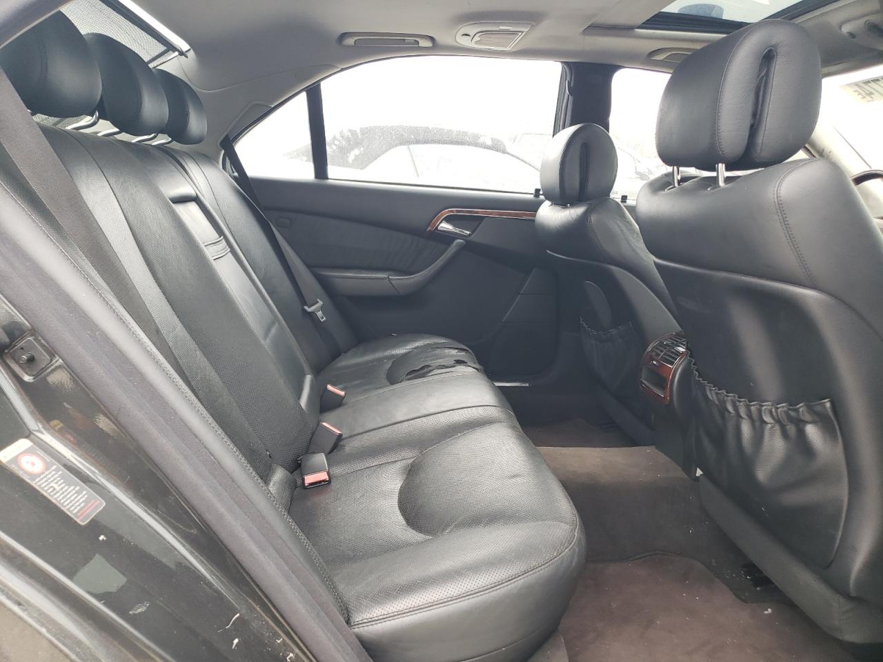 2003 Mercedes-Benz S-klasse VIN WDBNG75J33A341501 Copart auction photo, side / minor dent/scratches damage thumbnail 10