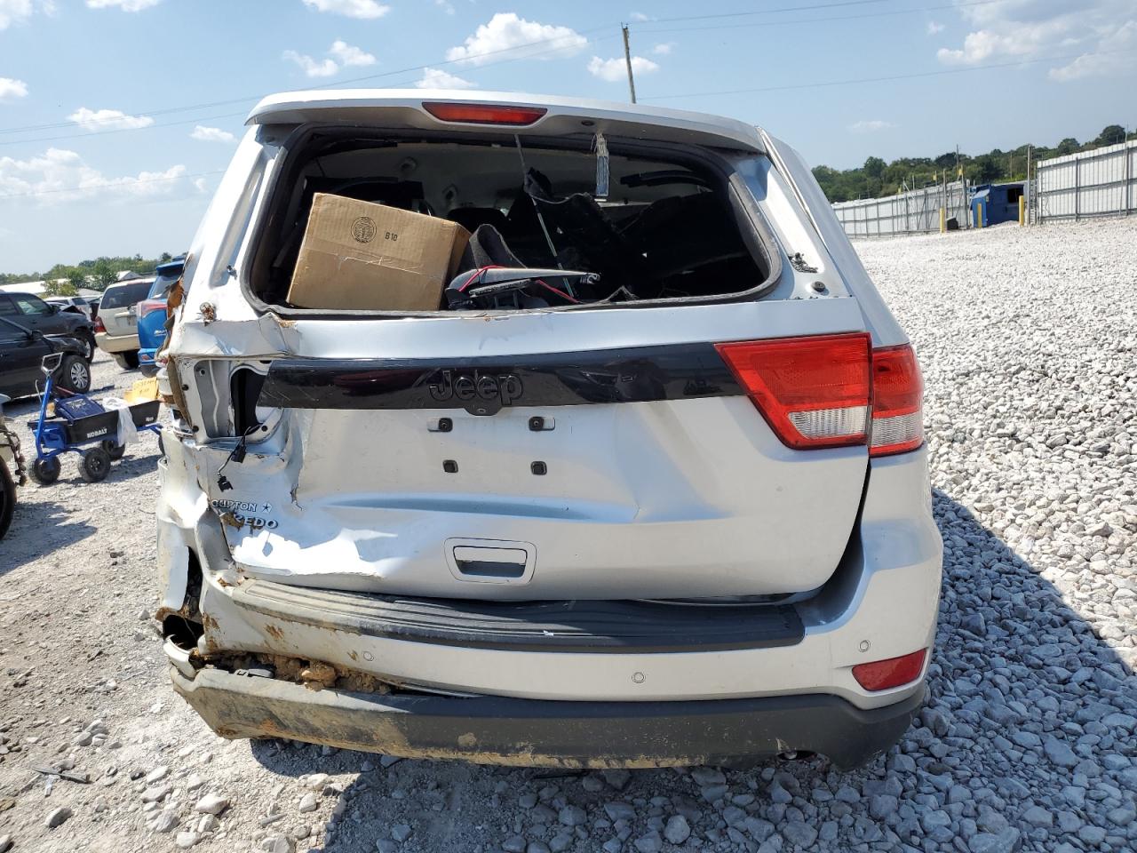 2012 Jeep Grand Cherokee VIN 1C4RJEAG4CC313911 Copart auction photo, all over damage thumbnail 6