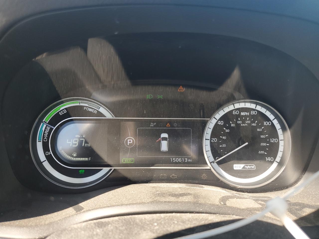 2019 KIA Niro VIN KNDCB3LC1K5292407 Copart auction photo, front end / side damage thumbnail 9