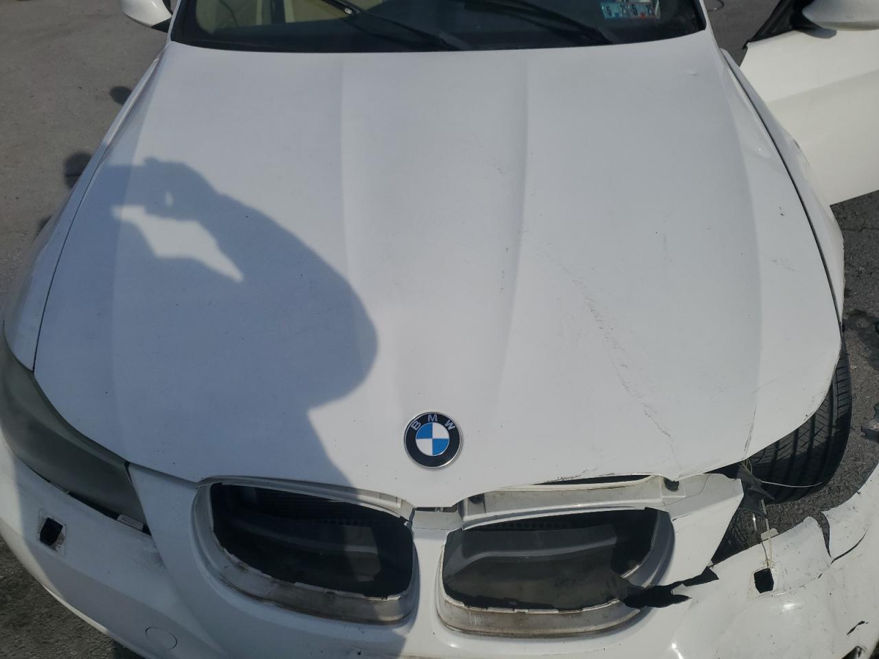 2011 BMW 3er VIN WBAPK7C54BA816664 Copart auction photo, front end / mechanical damage thumbnail 11