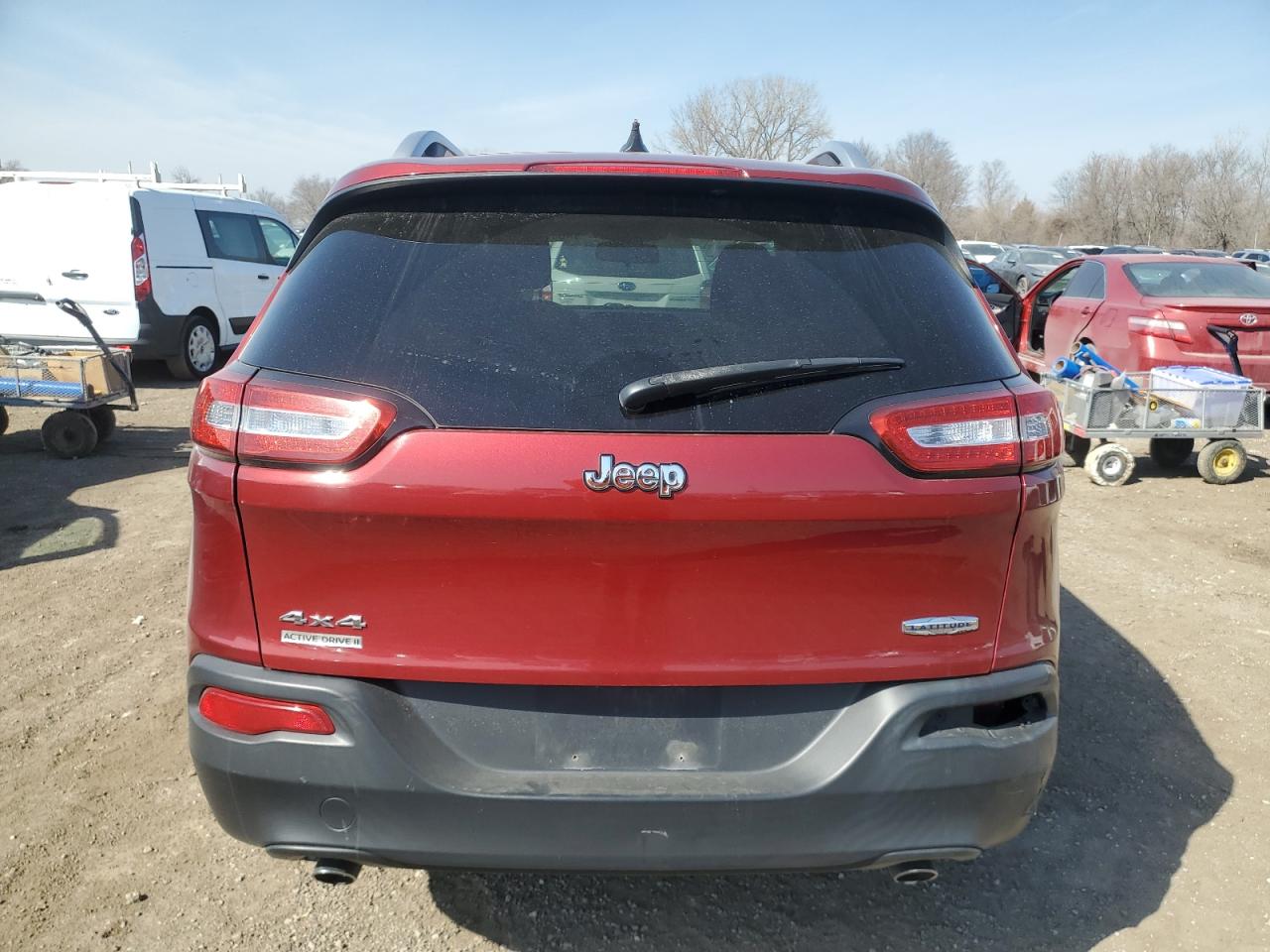 2014 Jeep Grand Cherokee VIN 1C4PJMCS1EW126243 Copart auction photo, front end damage thumbnail 6