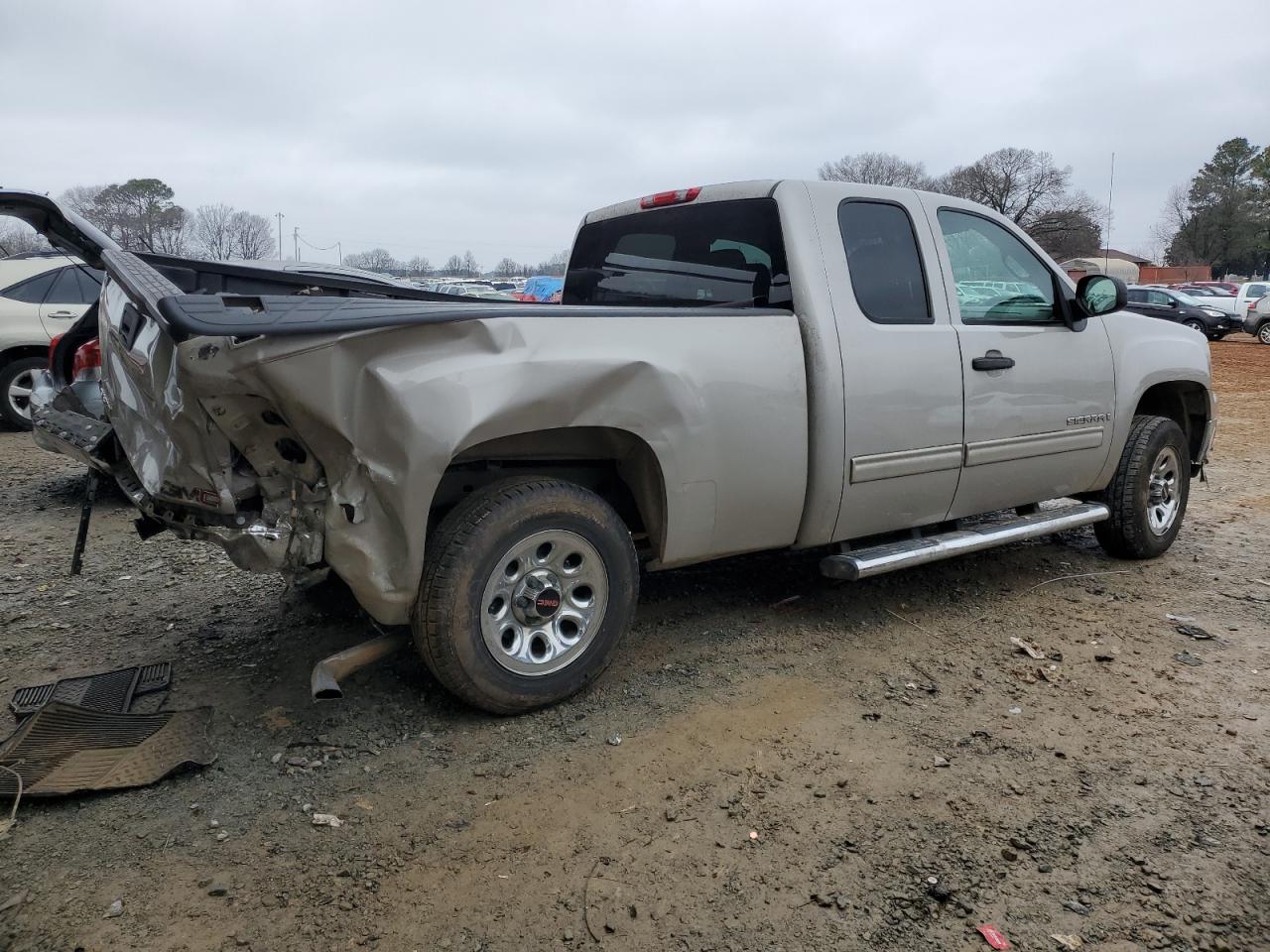 2009 GMC Sierra VIN 1GTEC19C59Z217049 Copart auction photo, rear end / side damage thumbnail 3