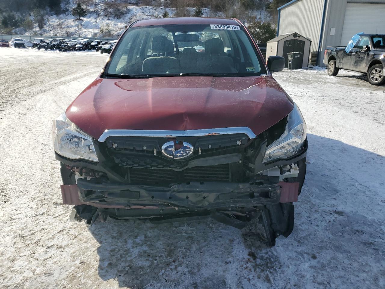 2015 Subaru Forester VIN JF2SJAAC6FH456004 Copart auction photo, all over damage thumbnail 5