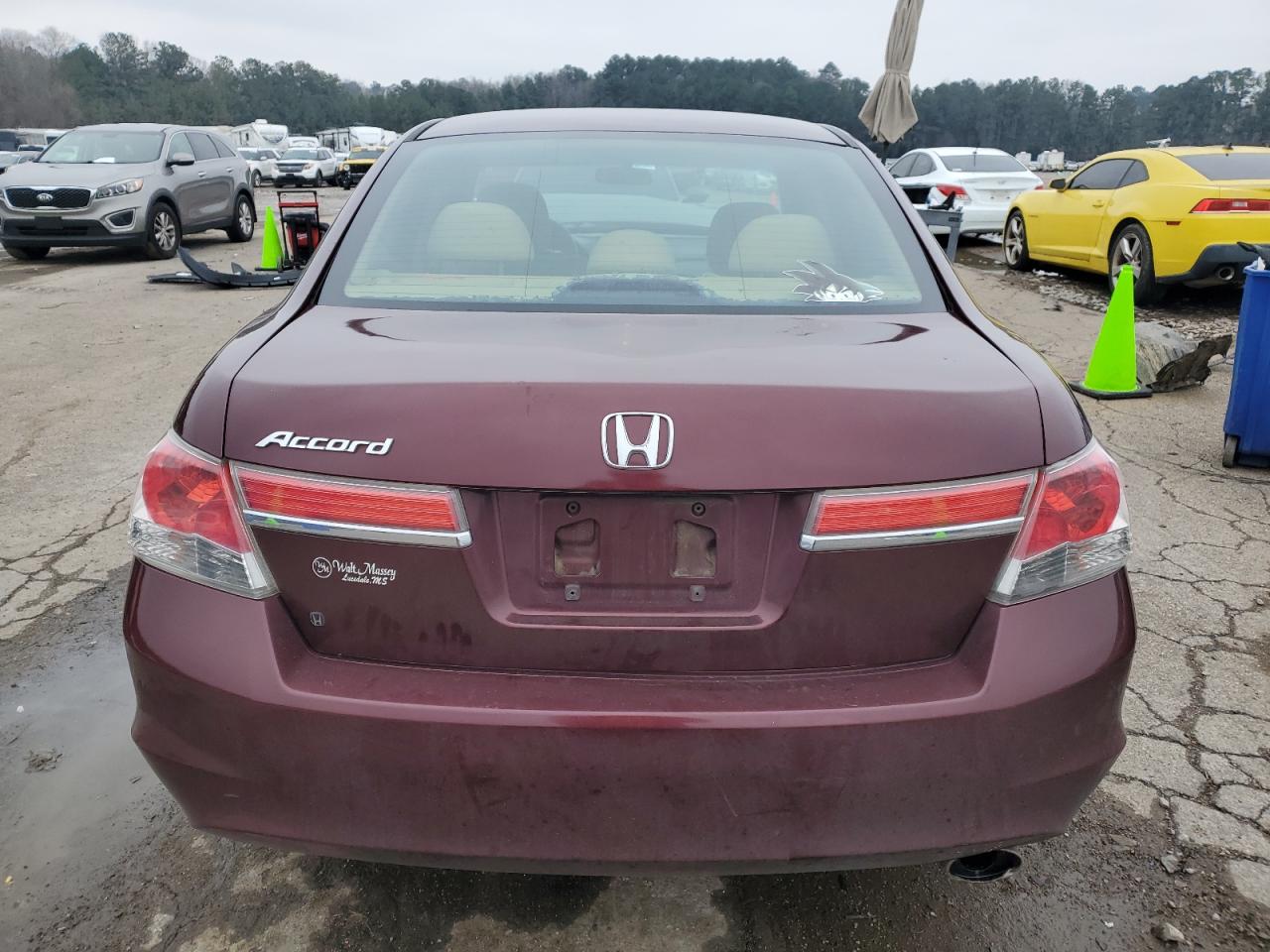 2012 Honda Accord VIN 1HGCP2F76CA154155 Copart auction photo, front end damage thumbnail 6