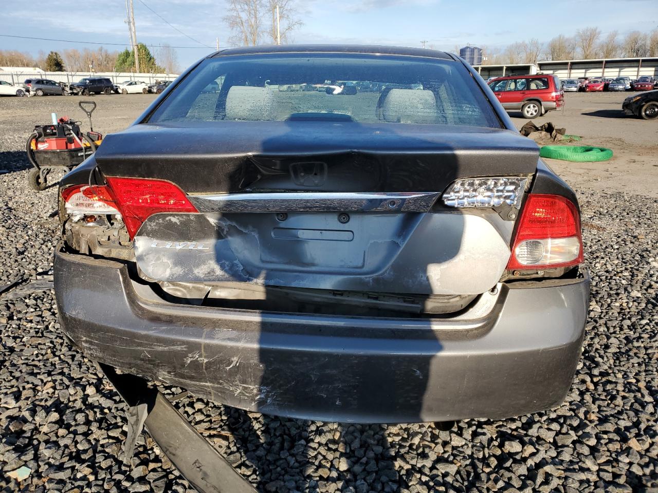 2009 Honda Civic VIN 2HGFA15309H505563 Copart auction photo, rear end / side damage thumbnail 6
