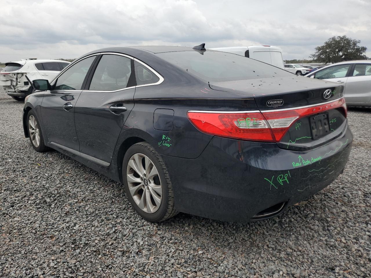 2013 Hyundai Azera VIN KMHFG4JG1DA322540 Copart auction photo, all over damage thumbnail 2