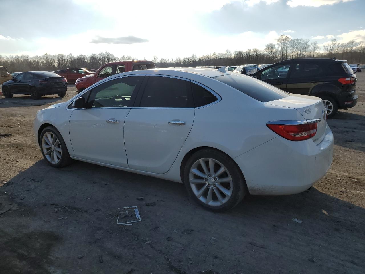 2012 Buick Verano VIN 1G4PS5SK7C4232074 Copart auction photo, side / rear end damage thumbnail 2