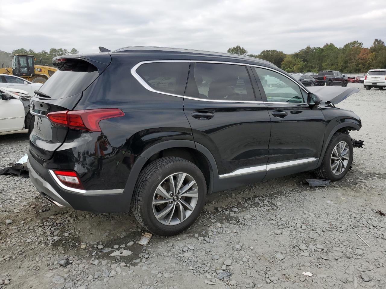2020 Hyundai Santa Fe VIN 5NMS33ADXLH222682 Copart auction photo, front end / side damage thumbnail 3