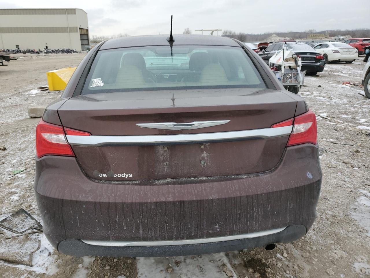 2012 Chrysler 200 VIN 1C3CCBCB1CN175365 Copart auction photo, front end damage thumbnail 6