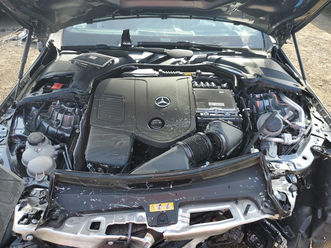 2024 Mercedes-Benz C-klasse VIN W1KAF4HB8RR187910 Copart auction photo, front end / side damage thumbnail 11