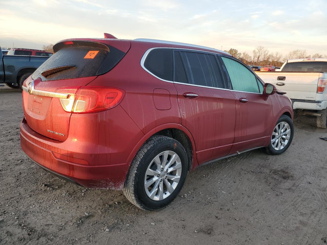 2018 Buick Envision VIN LRBFX1SA6JD051545 Copart auction photo, side / front end damage thumbnail 3