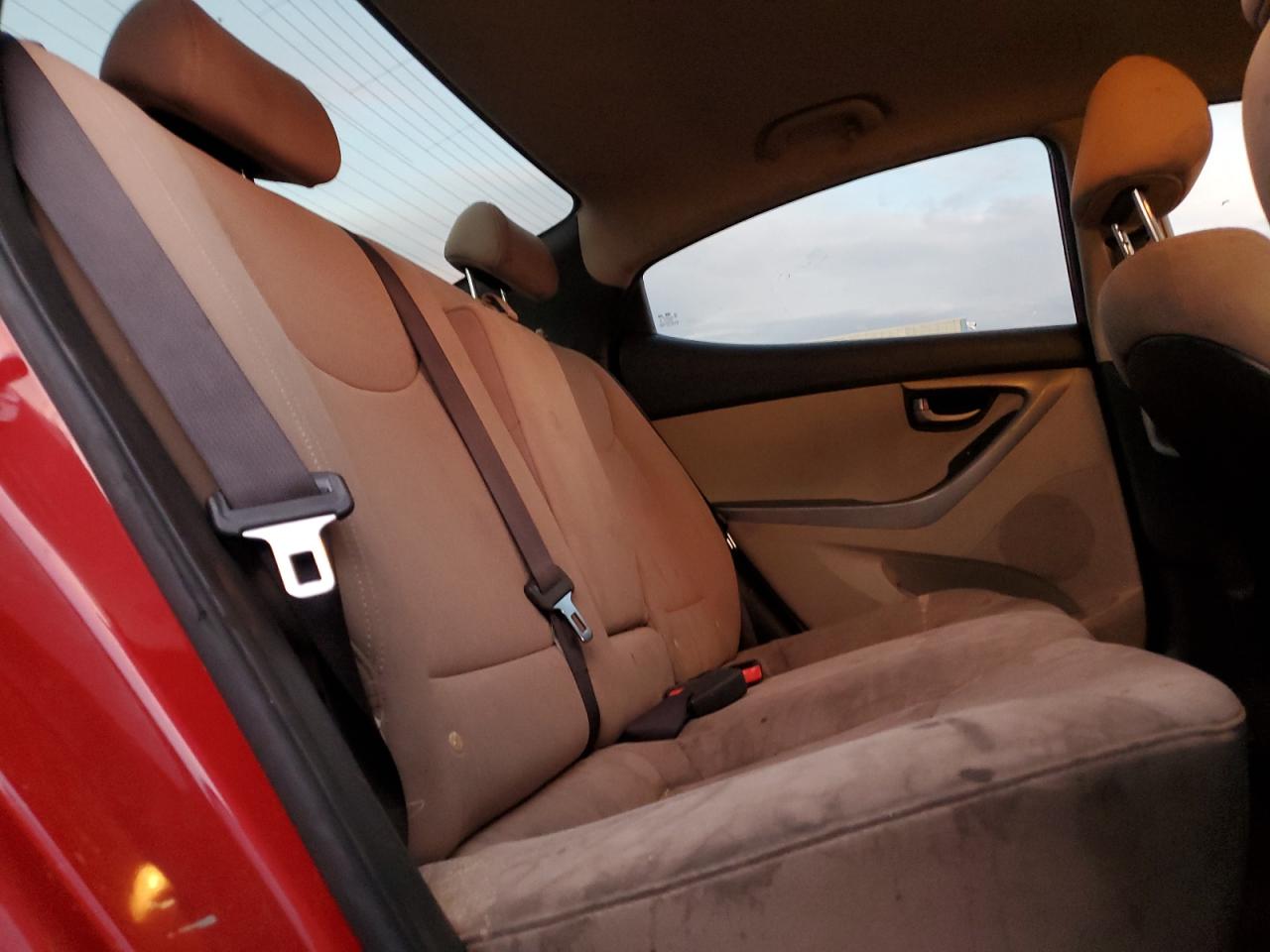 2015 Hyundai Elantra VIN KMHDH4AE4FU391632 Copart auction photo, rear end damage thumbnail 10