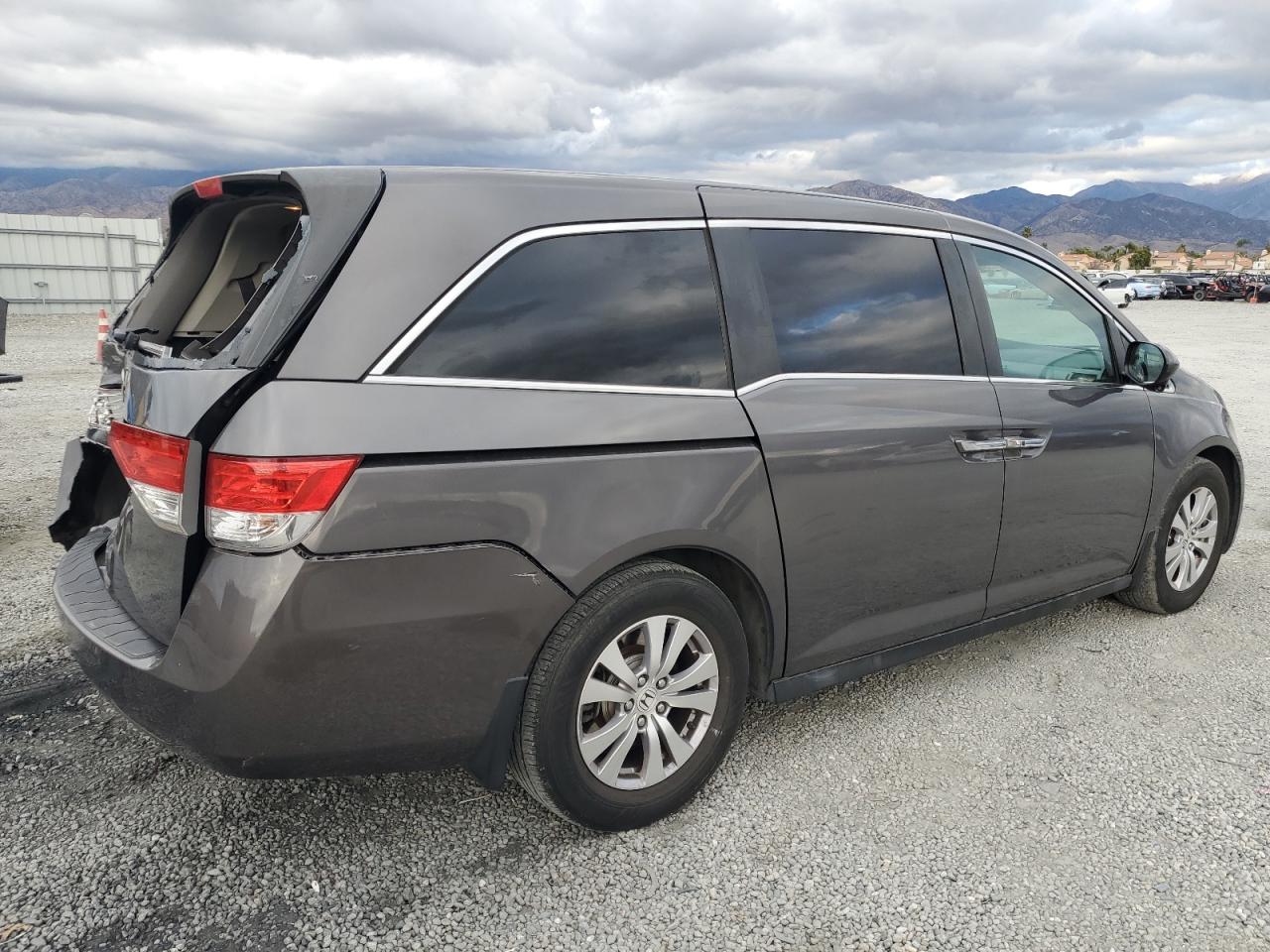 2015 Honda Odyssey VIN 5FNRL5H4XFB074488 Copart auction photo, rear end damage thumbnail 3