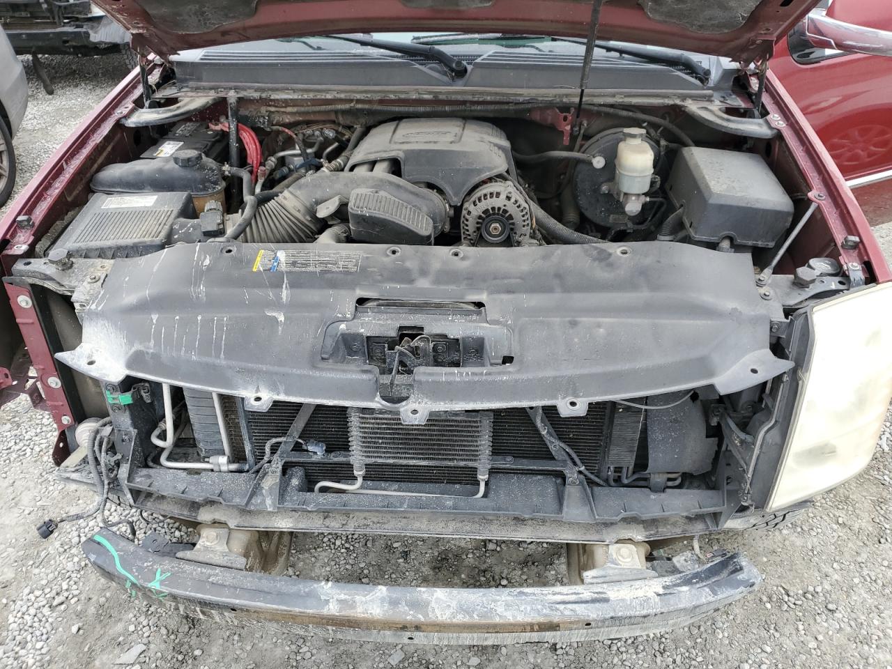 2009 Cadillac Escalade VIN 1GYFC13269R132428 Copart auction photo, front end / side damage thumbnail 12