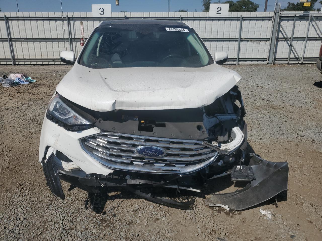 2020 Ford Edge VIN 2FMPK3J9XLBA97326 Copart auction photo, front end damage thumbnail 5