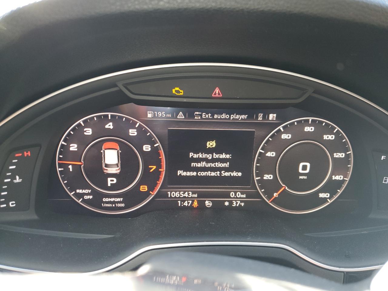 2018 Audi Q7 VIN WA1VAAF77JD045731 Copart auction photo, front end damage thumbnail 9