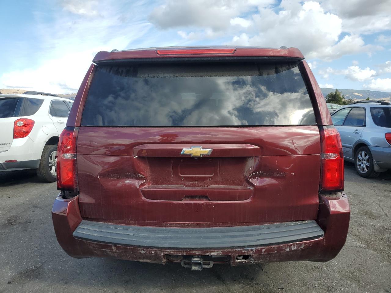 2017 Chevrolet Suburban VIN 1GNSKHKC6HR192726 Copart auction photo, rear end damage thumbnail 6