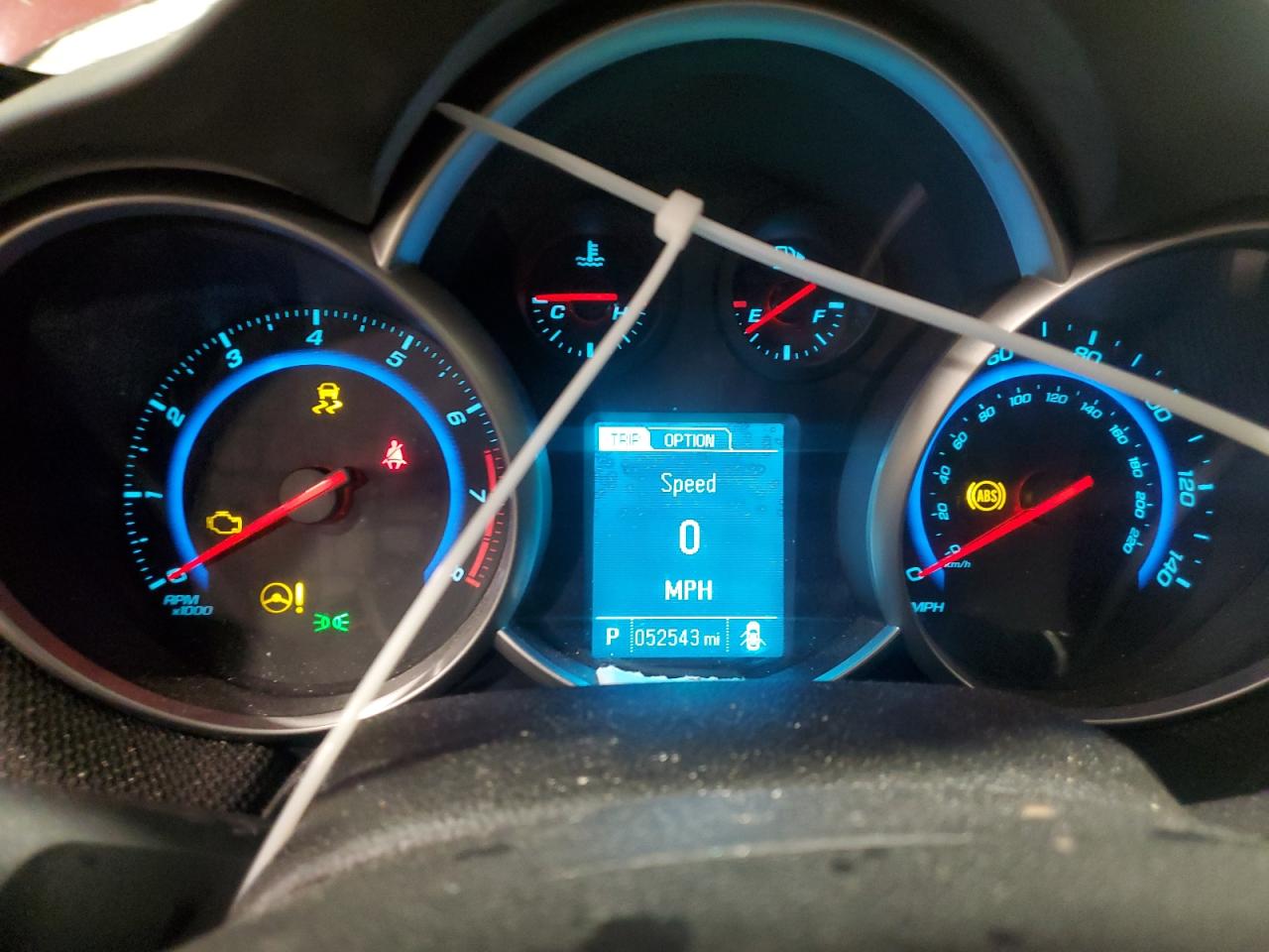 2015 Chevrolet Cruze VIN 1G1PC5SB0F7292789 Copart auction photo, front end / side damage thumbnail 9