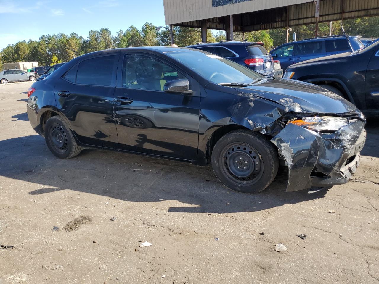 2017 Toyota Corolla VIN 5YFBURHE7HP711486 Copart auction photo, front end damage thumbnail 4