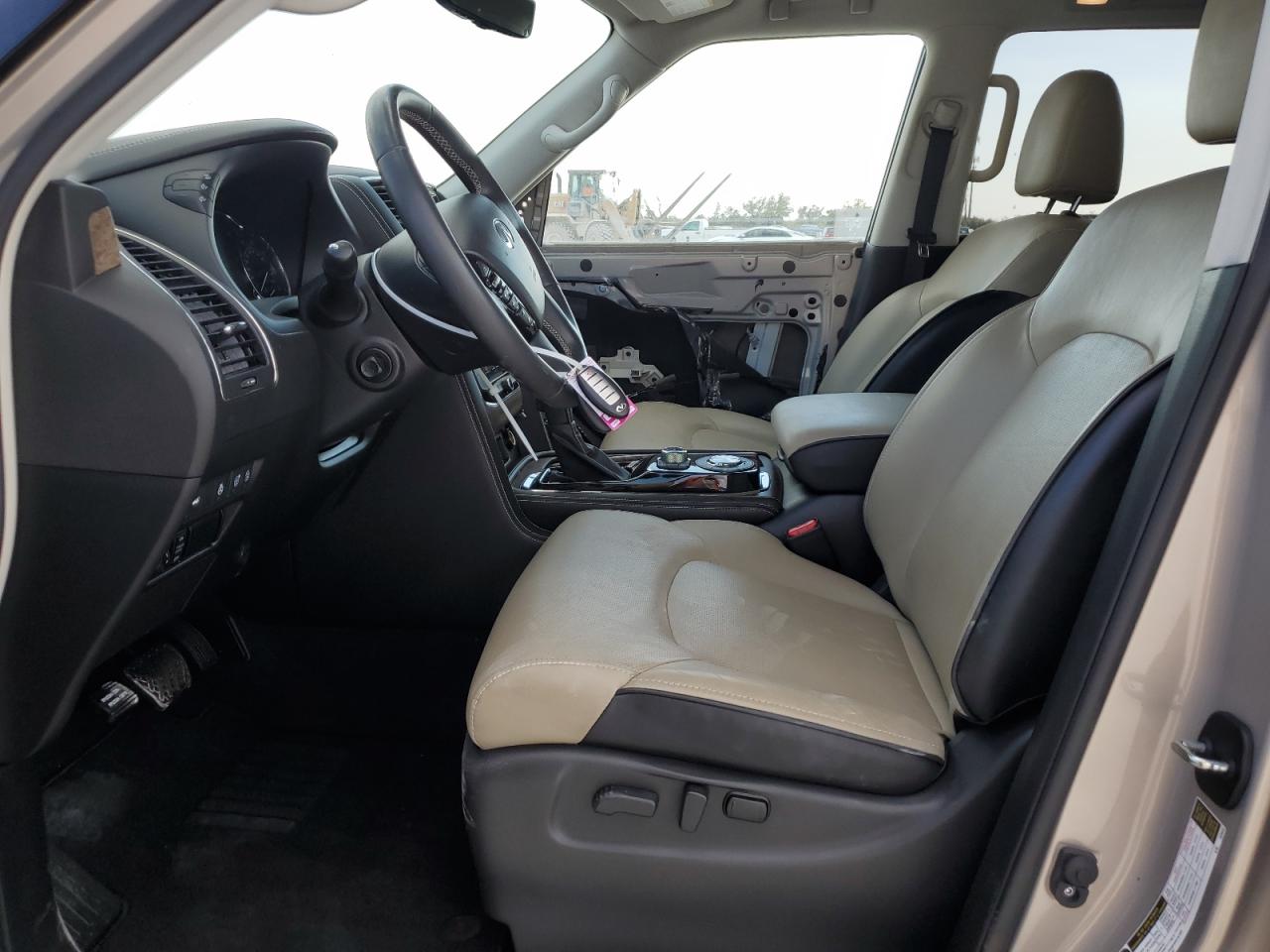 2021 Infiniti QX80 VIN JN8AZ2AF5M9721011 Copart auction photo, rear end / front end damage thumbnail 7