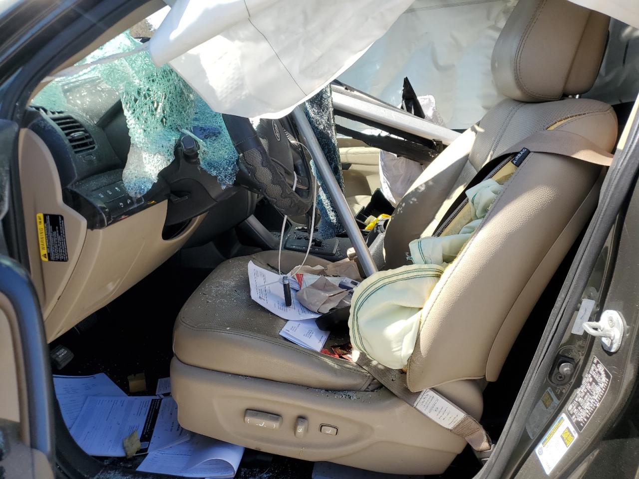 2012 KIA Sorento VIN 5XYKU4A65CG247634 Copart auction photo, all over damage thumbnail 7