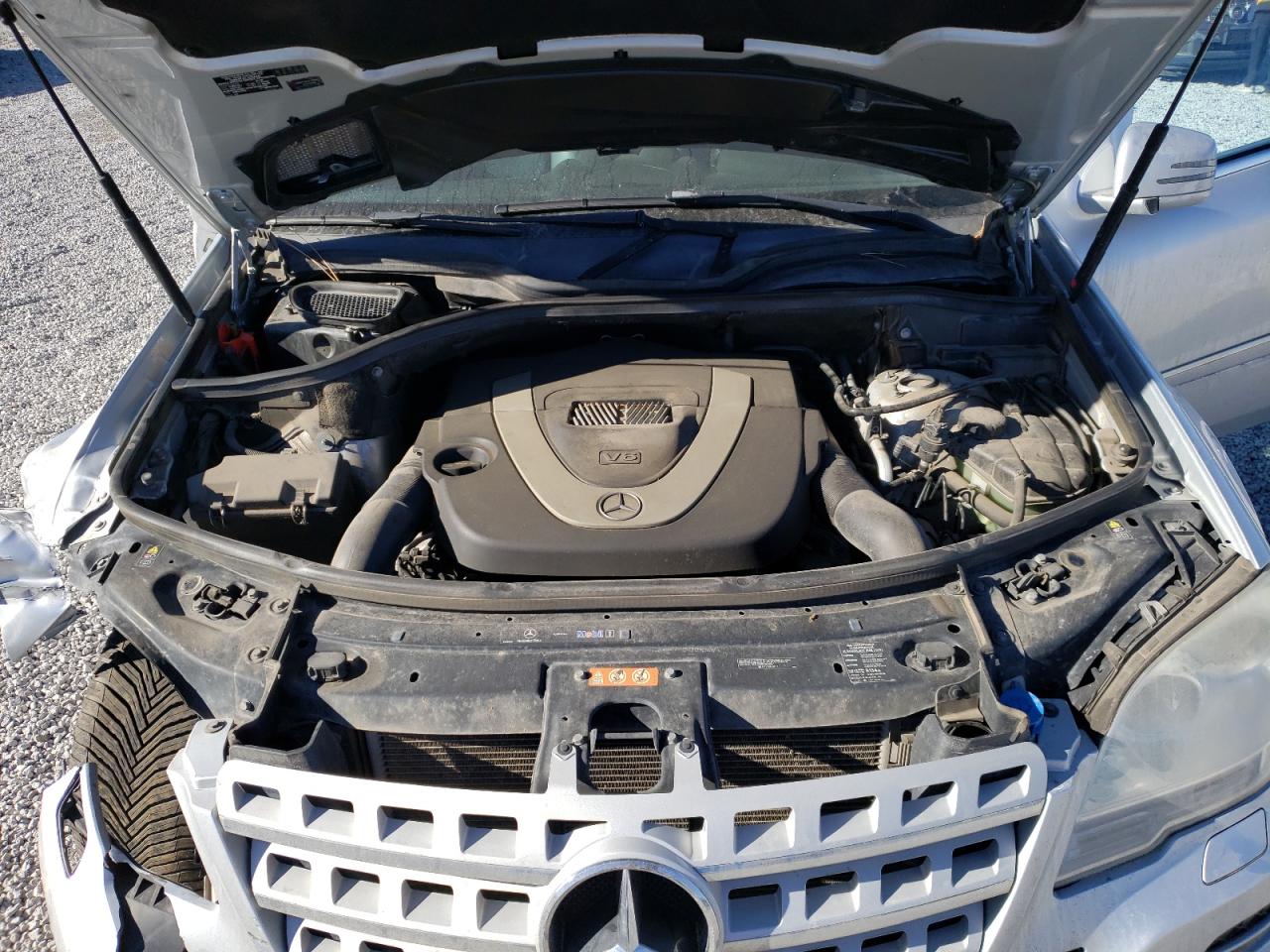 2011 Mercedes-Benz M-klasse VIN 4JGBB8GB1BA721591 Copart auction photo, front end / undercarriage damage thumbnail 13