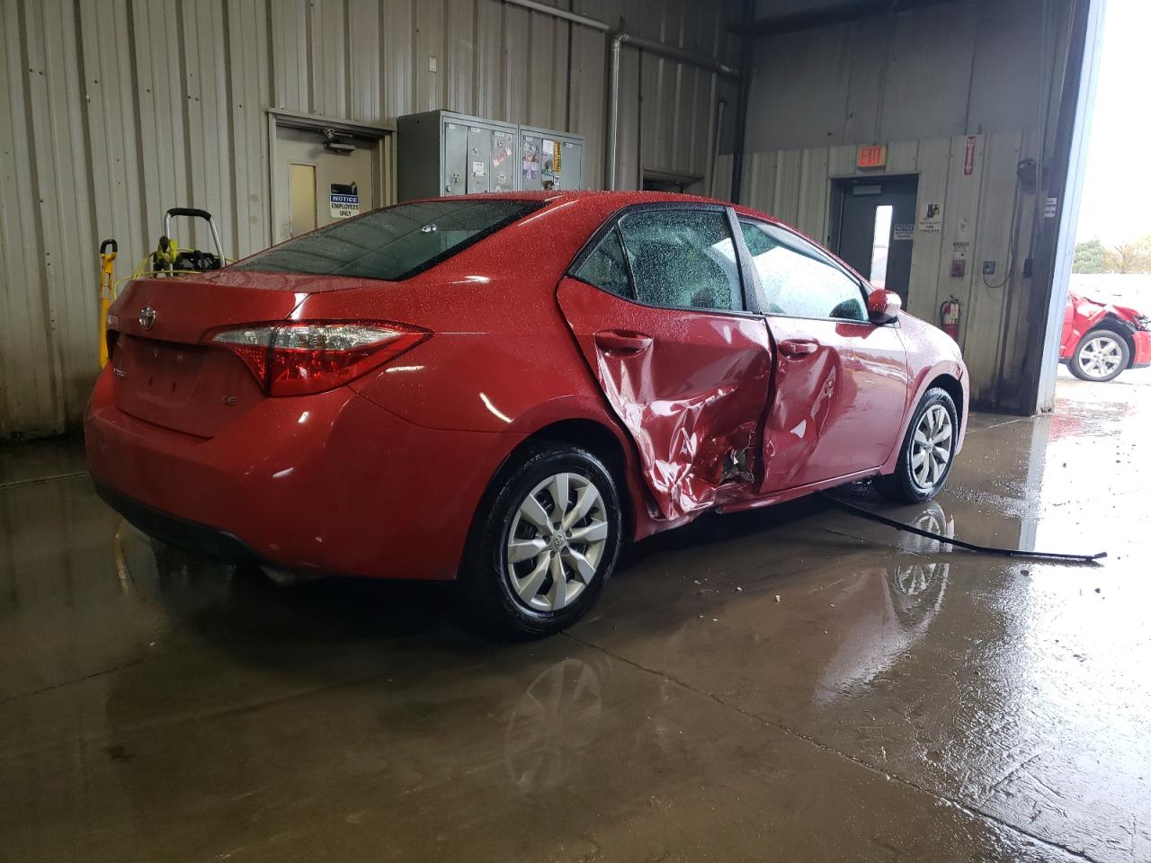 2016 Toyota Corolla VIN 2T1BURHE4GC727997 Copart auction photo, side damage thumbnail 3