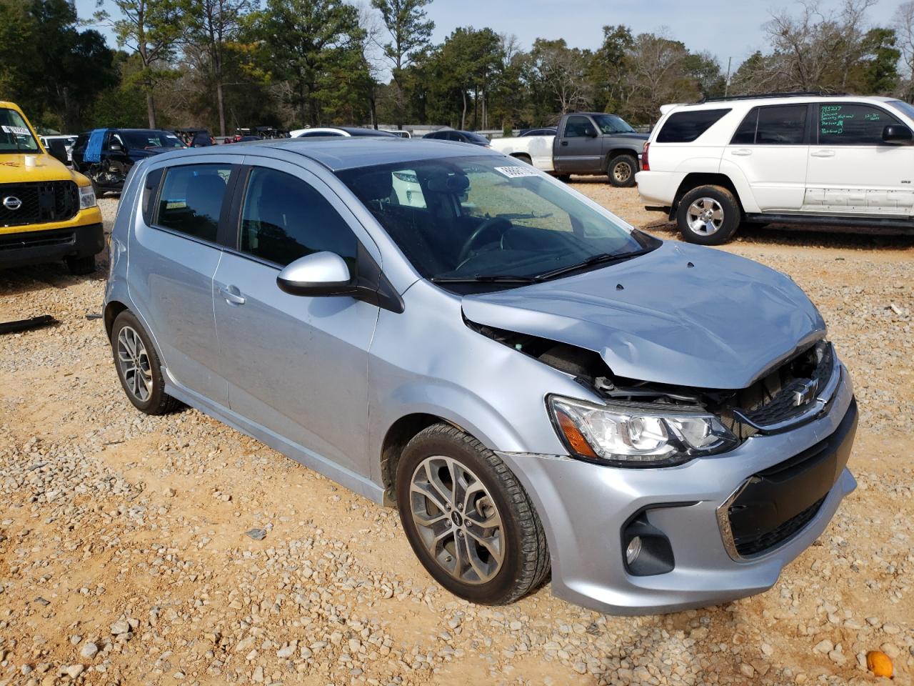 2018 Chevrolet Sonic VIN 1G1JD6SH7J4108018 Copart auction photo, front end damage thumbnail 4