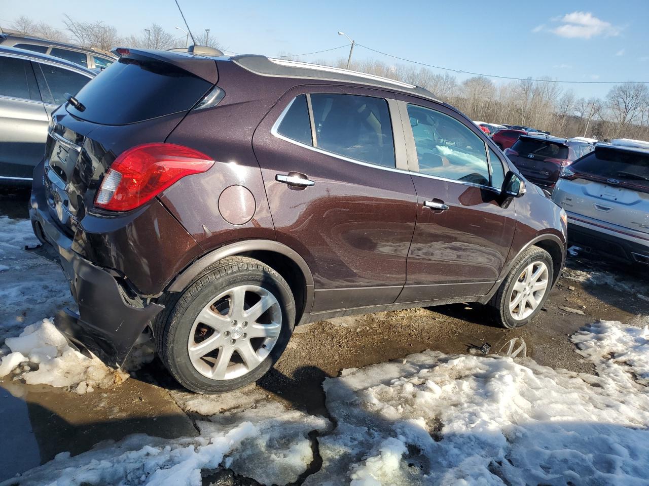 2015 Buick Encore VIN KL4CJHSB4FB176001 Copart auction photo, rear end / undercarriage damage thumbnail 3