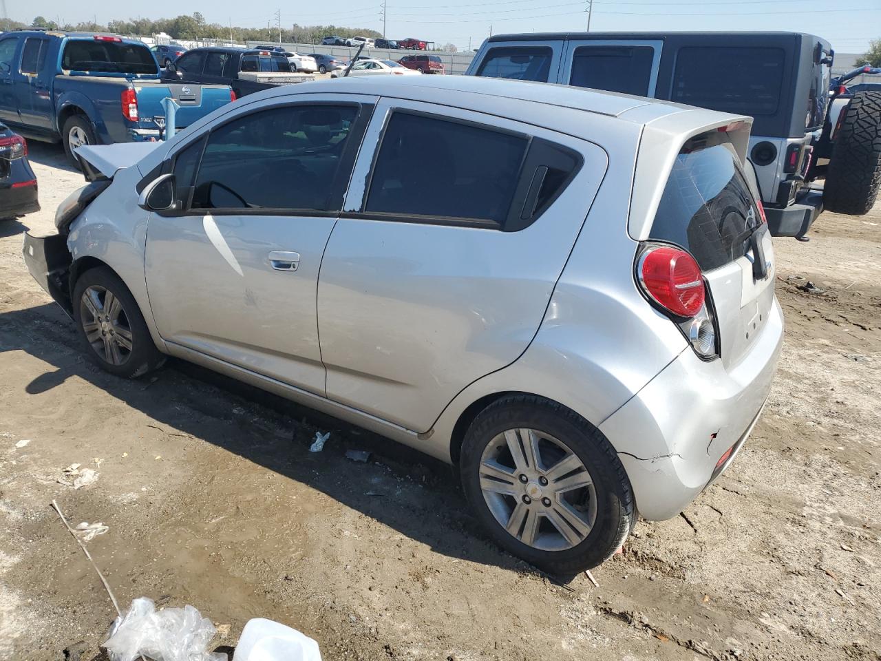 2014 Chevrolet Spark VIN KL8CD6S94EC554950 Copart auction photo, front end damage thumbnail 2