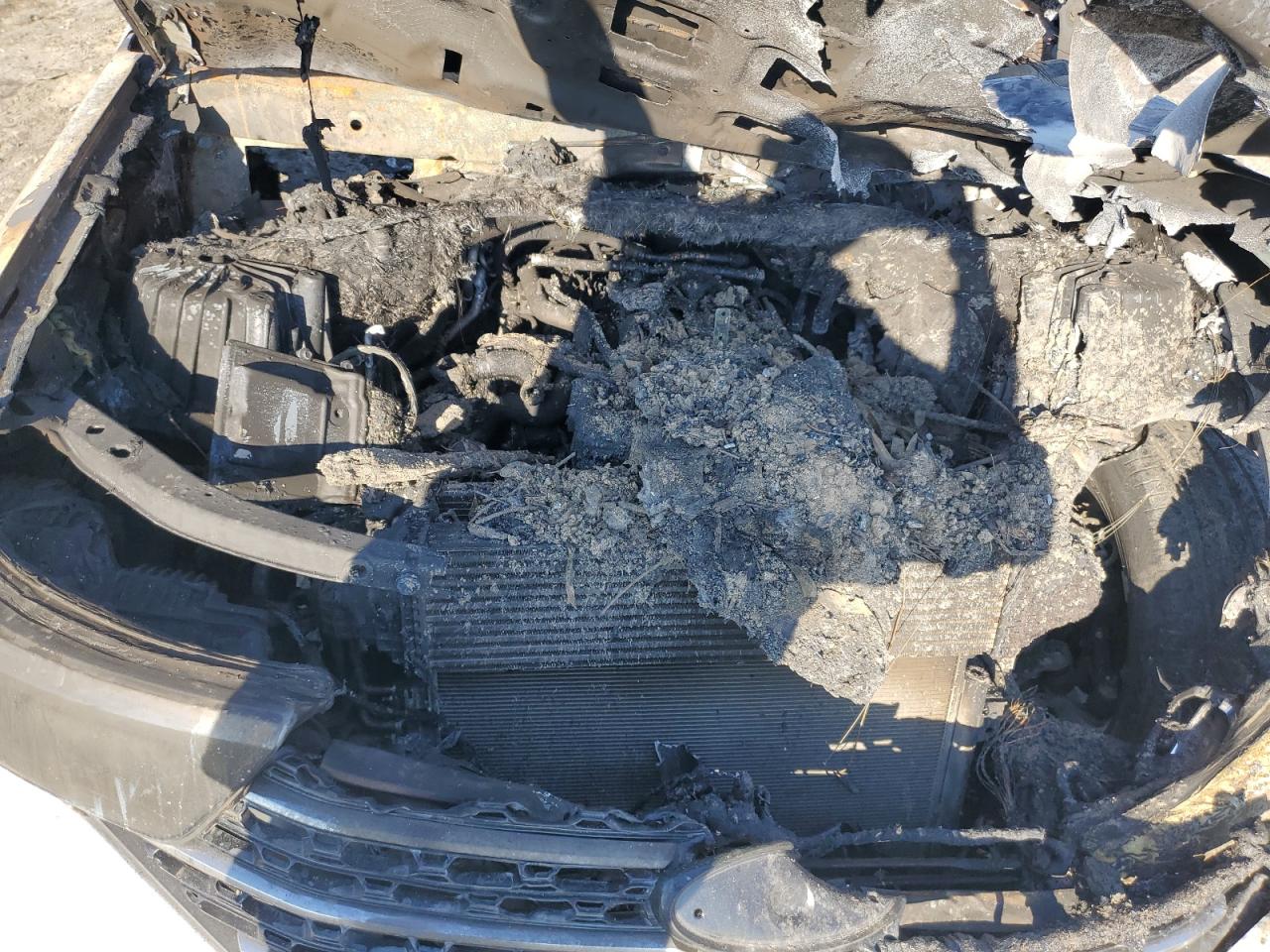 2020 Ford Explorer VIN 1FMSK7DH2LGC82743 Copart auction photo, burn damage thumbnail 12