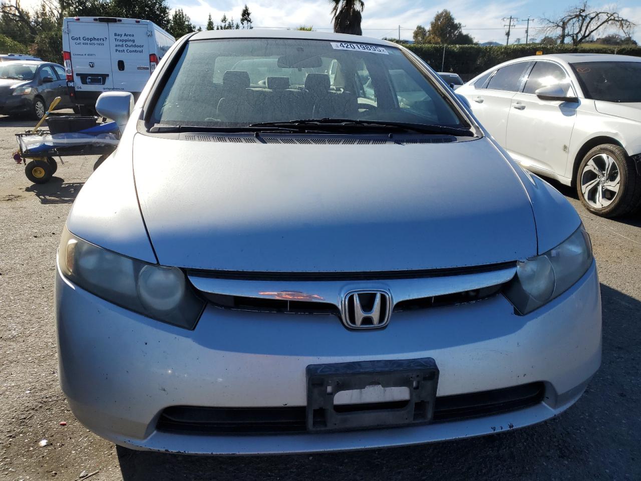 2008 Honda Civic VIN 2HGFA16518H357776 Copart auction photo, side damage thumbnail 5
