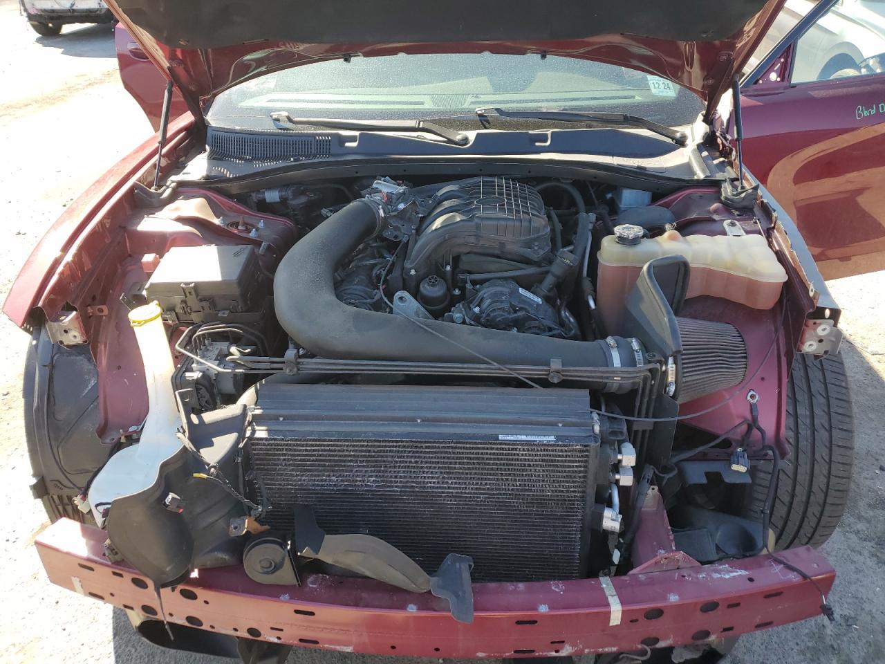 2019 Dodge Charger VIN 2C3CDXHG8KH595632 Copart auction photo, front end / rear end damage thumbnail 11