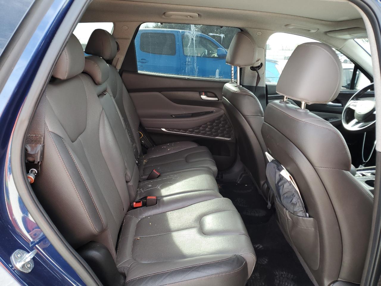 2019 Hyundai Santa Fe VIN 5NMS53AA1KH127104 Copart auction photo, rear end damage thumbnail 11