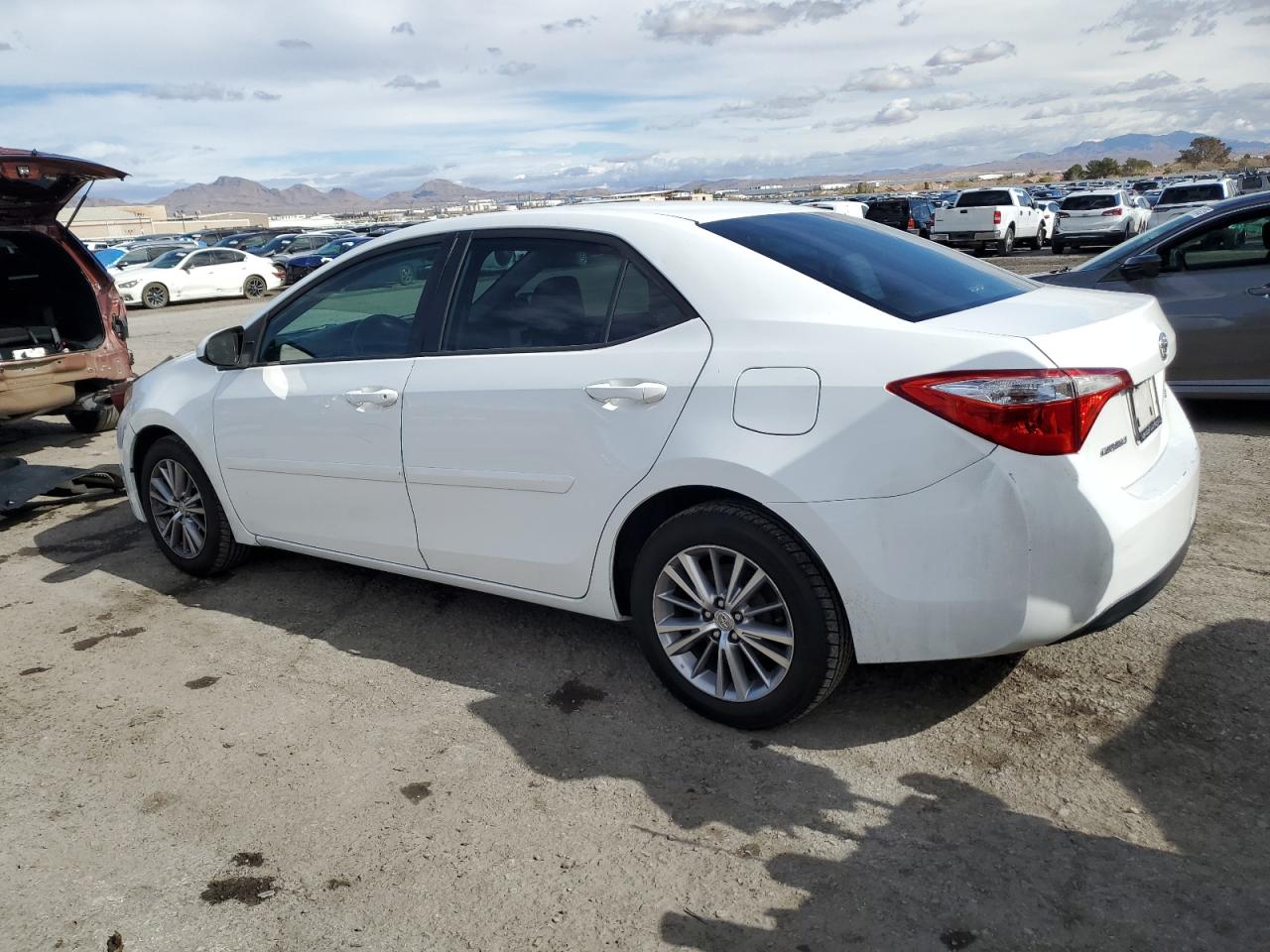 2015 Toyota Corolla VIN 5YFBURHE5FP212358 Copart auction photo, front end damage thumbnail 2