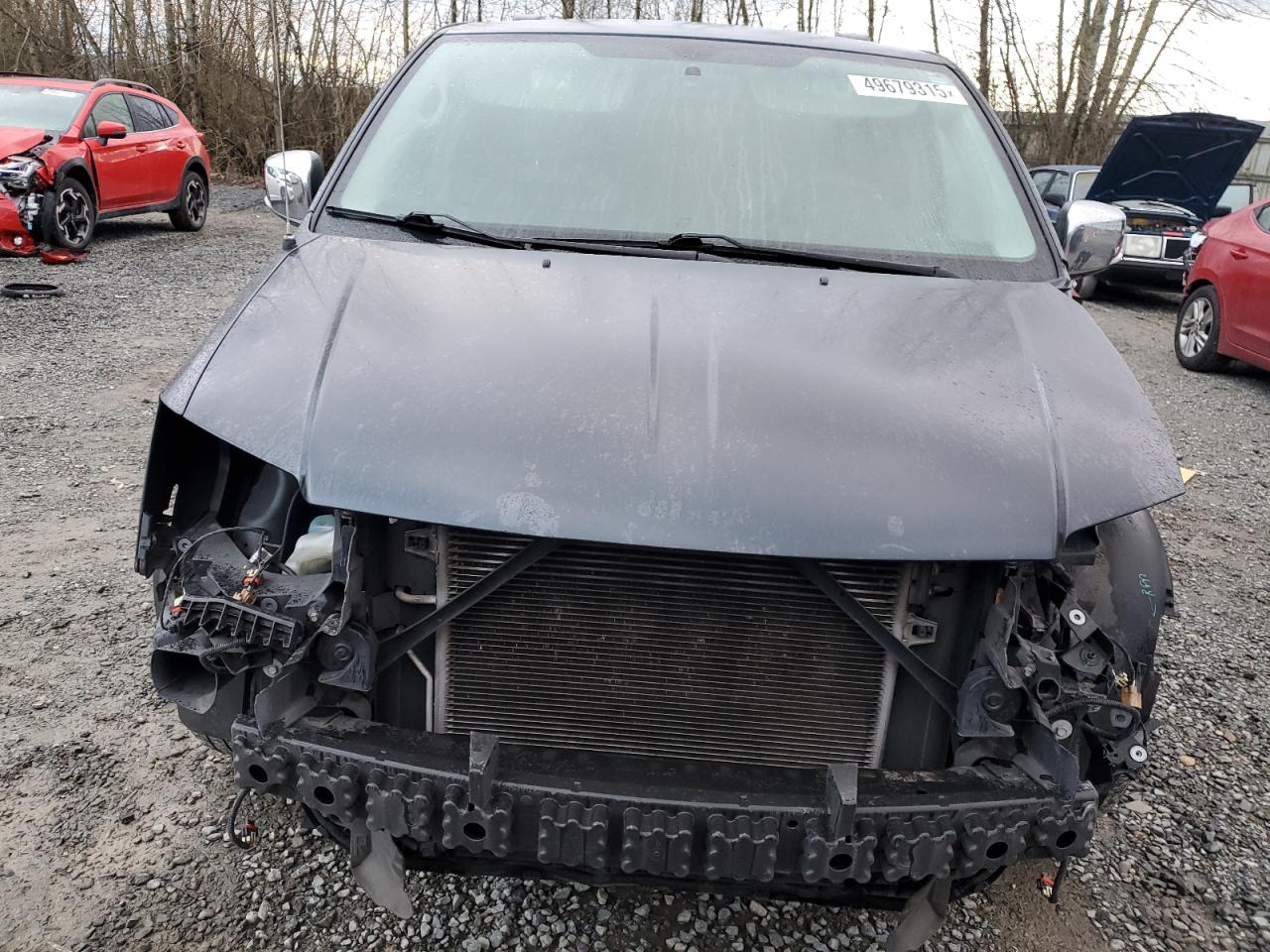 2014 Chrysler Town & Country VIN 2C4RC1CG5ER277141 Copart auction photo, front end damage thumbnail 5
