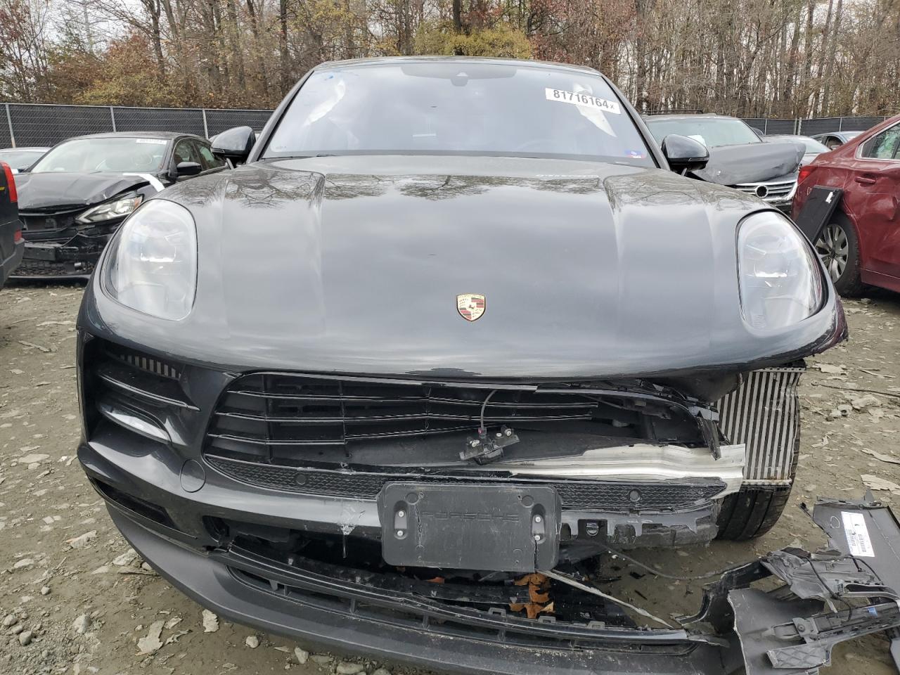 2020 Porsche Macan VIN WP1AB2A56LLB34825 Copart auction photo, front end / undercarriage damage thumbnail 5