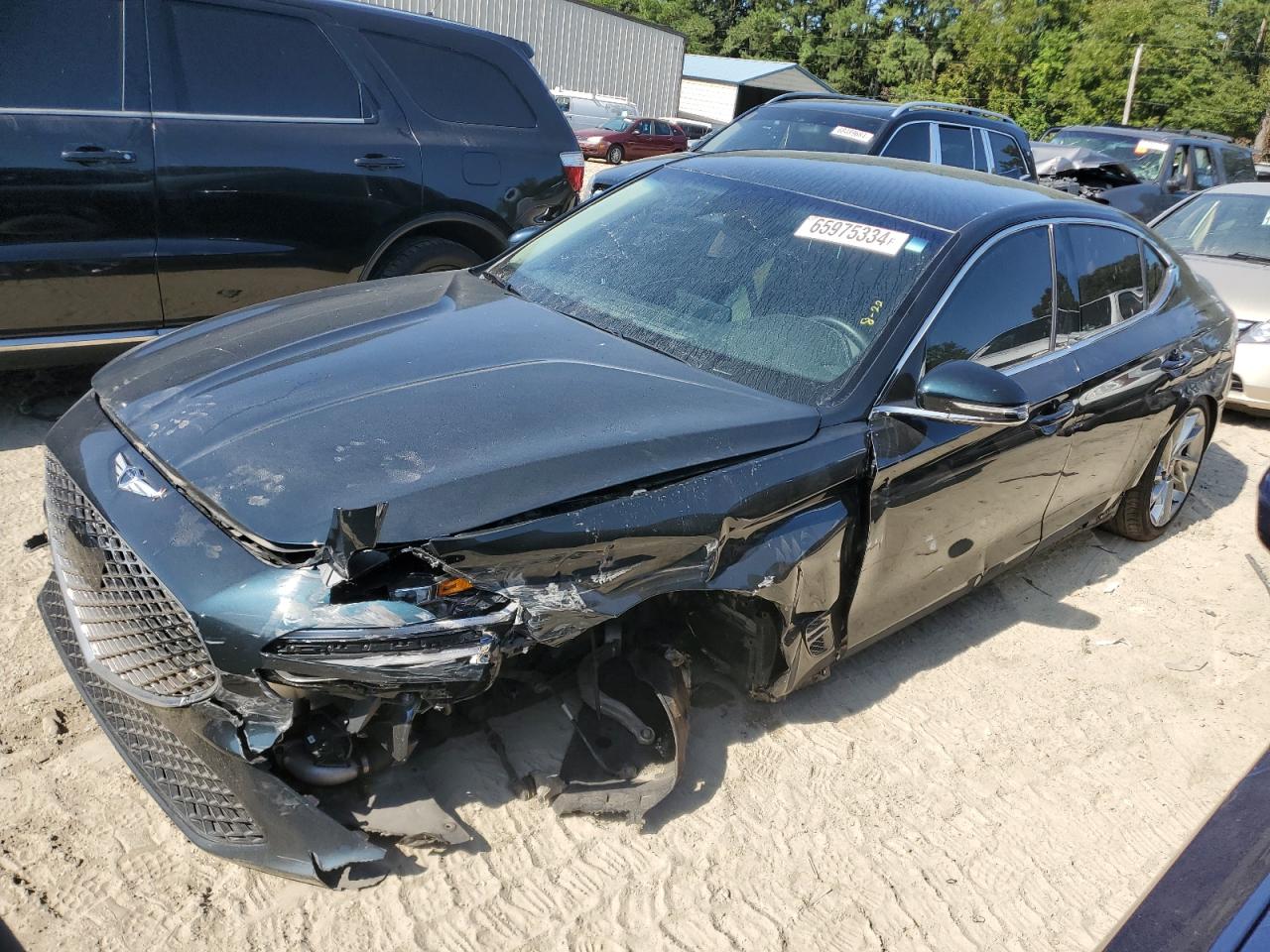 2022 Genesis G70 VIN KMTG34TA0NU103101