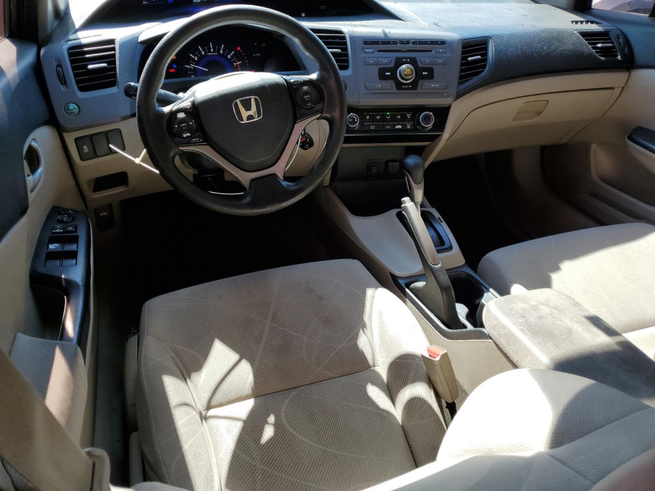 2012 Honda Civic VIN 19XFB2F58CE332136 Copart auction photo, side damage thumbnail 8