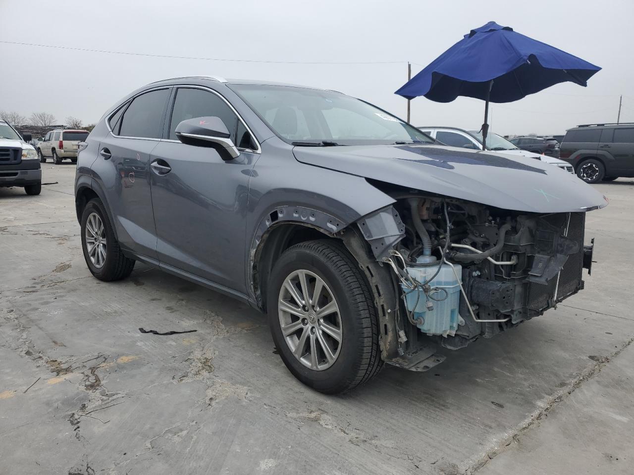 2016 Lexus NX VIN JTJYARBZ5G2036424 Copart auction photo, front end damage thumbnail 4