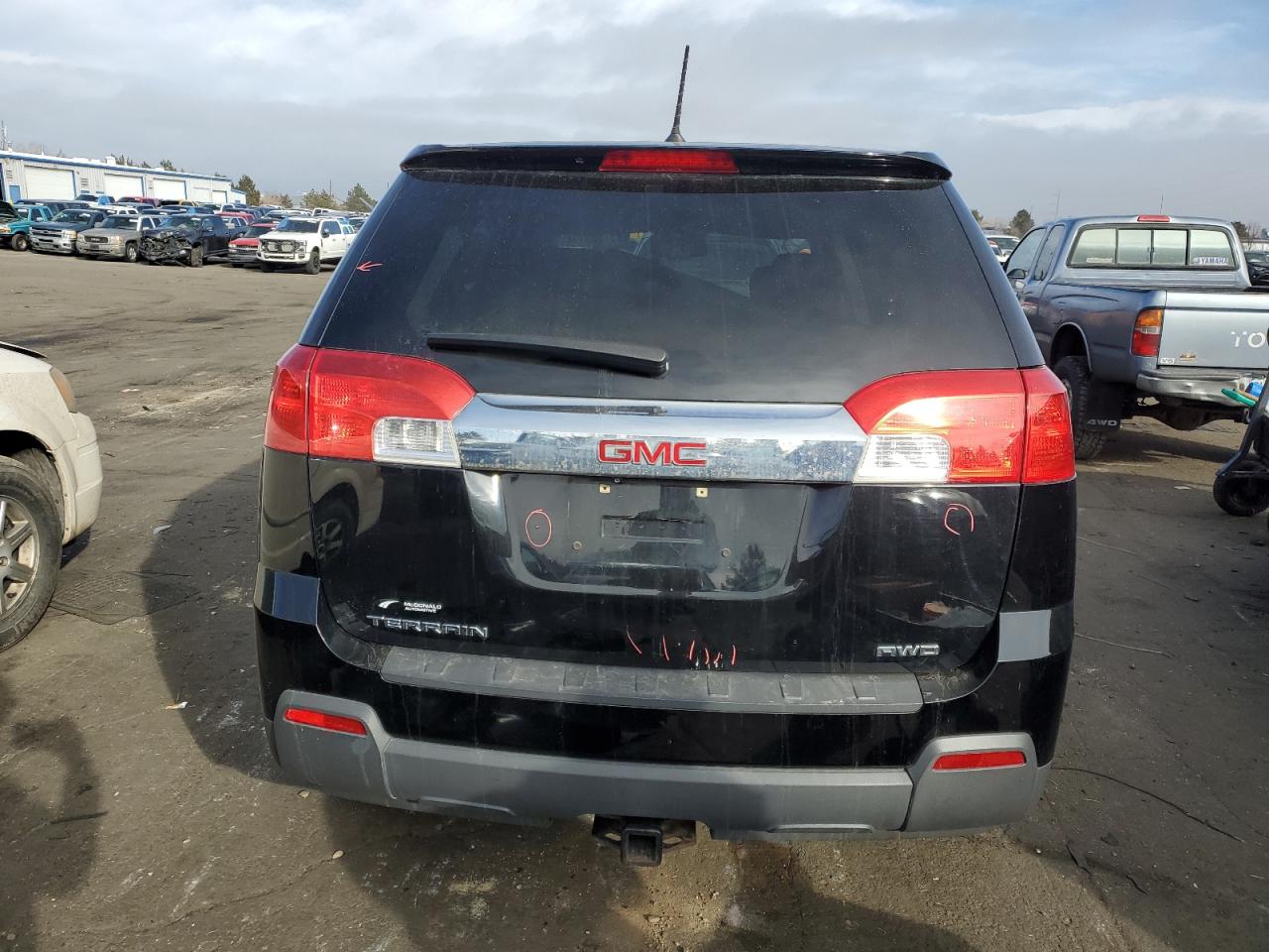 2013 GMC Terrain VIN 2GKFLREK9D6364631 Copart auction photo, side damage thumbnail 6