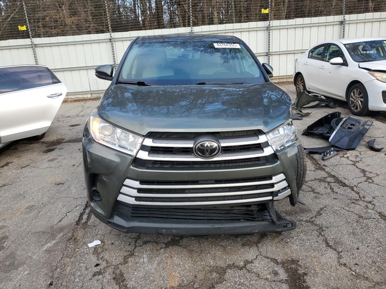 2018 Toyota Highlander VIN 5TDZZRFH5JS269320 Copart auction photo, all over damage thumbnail 5