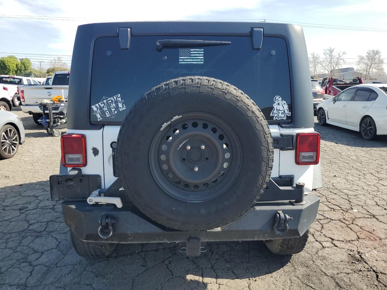 2016 Jeep Wrangler VIN 1C4HJWDG0GL339862 Copart auction photo, front end / side damage thumbnail 6
